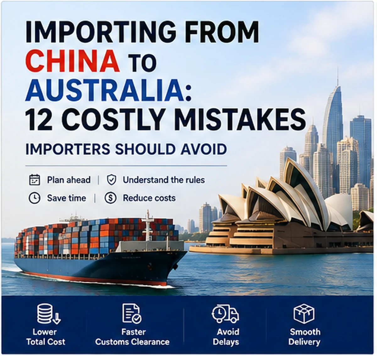 Importing from China to Australia - 12 costly mistakes importers should avoid